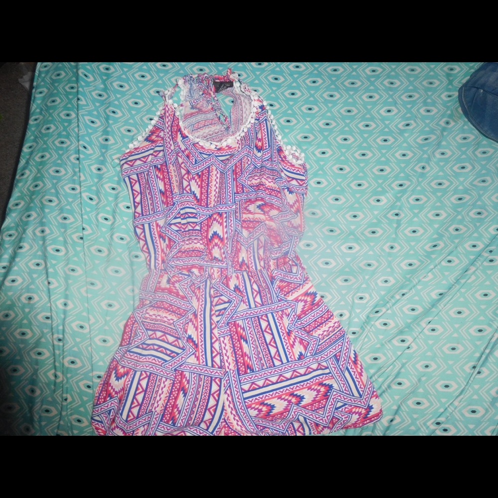 Rue 21 Brand High Neck Romper